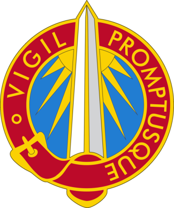 Coat of arms (crest) of 116th Military Intelligence Brigade, US Army