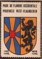 Wapen van West-Vlaanderen/Arms (crest) of West-Vlaanderen