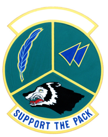 Coat of arms (crest) of the 8th Mission Support Squadron, US Air Force