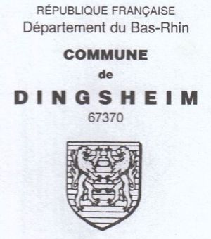 Blason de Dingsheim