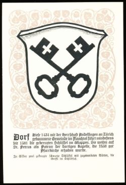 Wappen von/Blason de Dorf (Zürich)