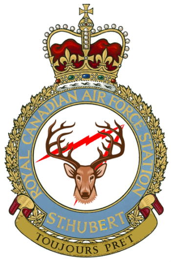 Coat of arms (crest) of the Royal Canadian Air Force Station St Hubert