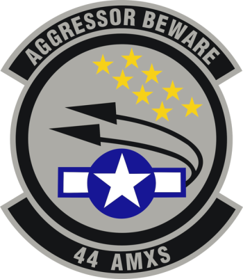 Coat of arms (crest) of the 44th Aircraft Maintenance Squadron, US Air Force