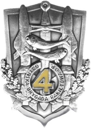 Coat of arms (crest) of 4th Gdynska Air Defence Rocket Brigade, Polish Air Force