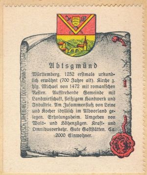 Wappen von Abtsgmünd