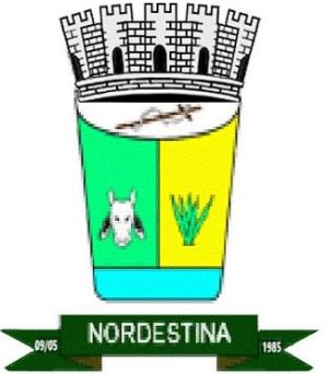 Brasão de Nordestina (Bahia)/Arms (crest) of Nordestina (Bahia)