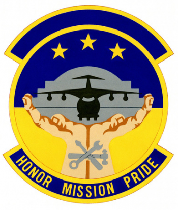 Coat of arms (crest) of the 443rd Field Maintenance Squadron, US Air Force