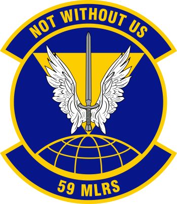 Coat of arms (crest) of the 59th Medical Logistics and Readiness Squadron, US Air Force