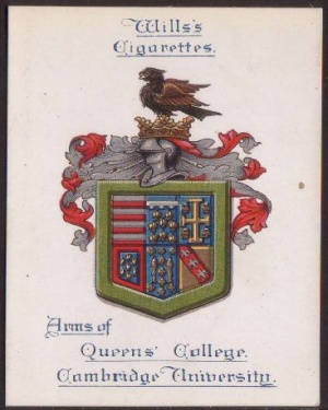 Arms of Queens' College (Cambridge University)
