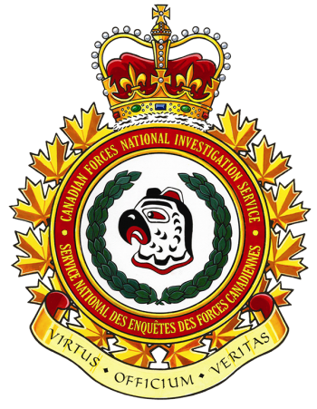 Coat of arms (crest) of the Canadian Forces National Investigation Service, Canada