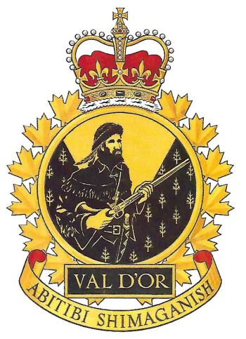 Coat of arms (crest) of the Canadian Forces Station Val d'Or, Canada