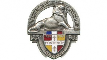 Arms of 23rd Infantry Regiment, French Army