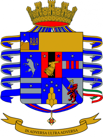 Coat of arms (crest) of the 4th Alpini Regiment, Italian Army