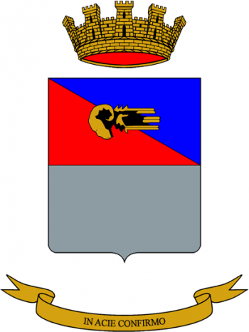 Coat of arms (crest) of the Ariete Divisional Logistics Battalion, Italian Army