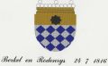 Wapen van Berkel en Rodenrijs/Coat of arms (crest) of Berkel en Rodenrijs