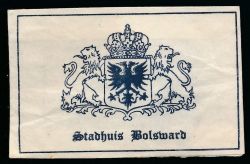 Wapen van Bolsward/Arms (crest) of Bolsward