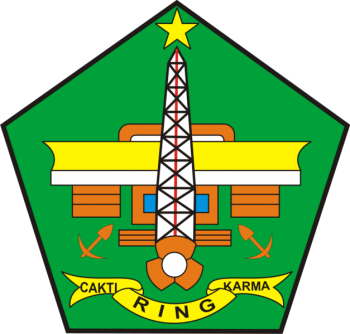 Coat of arms (crest) of the Construction Engineer Regiment, Indonesian Army