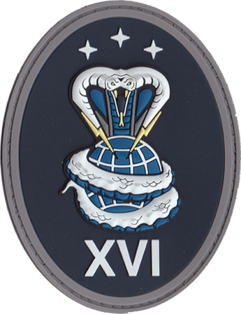 Coat of arms (crest) of the 16th Space Control Squadron, US Space Force