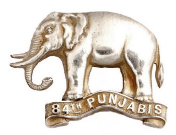 Blason de 84th Punjabis, Indian Army/Arms (crest) of 84th Punjabis, Indian Army
