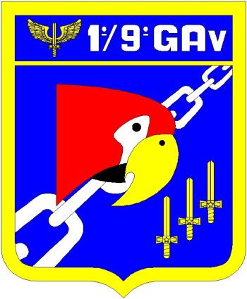 Coat of arms (crest) of the 1st Squadron, 9th Aviation Group, Brazilian Air Force