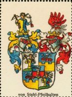 Wappen von Stahl-Pfeilhalten