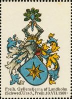 Wappen Freiherr Gyllenstjerna af Landholm