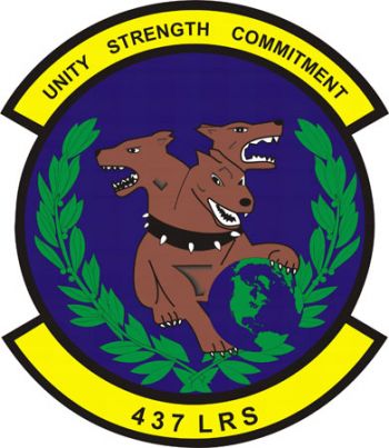 Coat of arms (crest) of the 437th Logistics Readiness Squadron, US Air Force