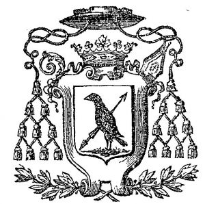 Arms (crest) of Jean-François-Marie Le Pappe de Trévern