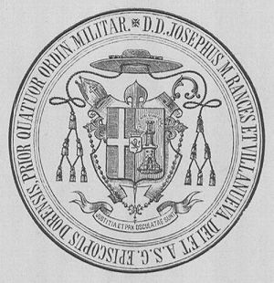 Arms (crest) of José María Rancés y Villanueva