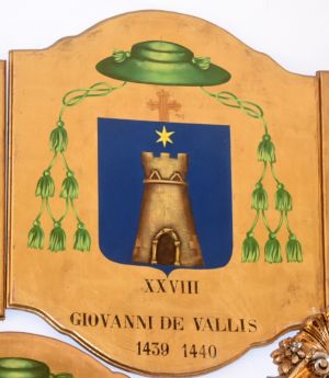 Arms (crest) of Giovanni de Vallis