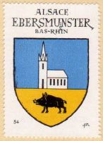 Blason d'Ebersmunster/Arms (crest) of Ebersmunster