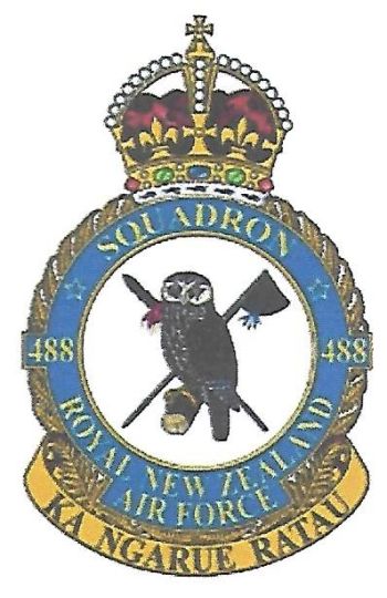 Coat of arms (crest) of the No 488 Squadron, RNZAF