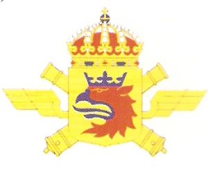 Coat of arms (crest) of the 4th Air Defence Regiment Scanian Air Defence Regiment, Swedish Army