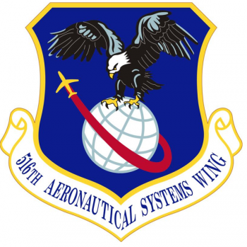 Coat of arms (crest) of the 516th Aeronautical Systems Wing, US Air Force