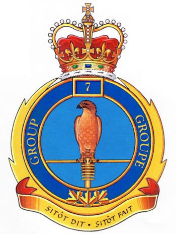Coat of arms (crest) of the 7 Communication Group, Canadian Army