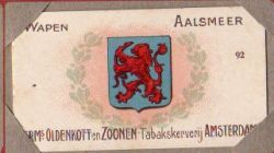 Wapen van Aalsmeer/Arms (crest) of Aalsmeer