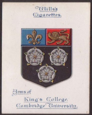 Arms of King's College (Cambridge University)