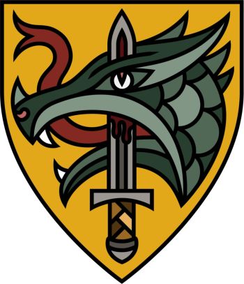 Coat of arms (crest) of the Combat Support Squadron 6, Porsanger Battalion, Norwegian Army