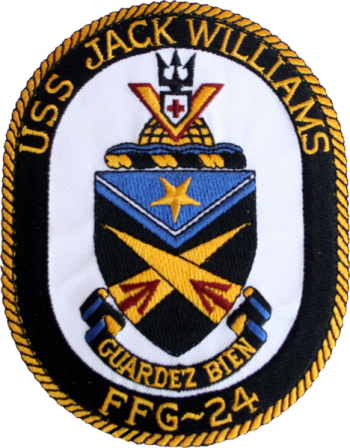 Coat of arms (crest) of the Frigate USS Jack Williams (FFG-24)