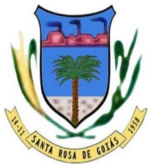Brasão de Santa Rosa de Goiás/Arms (crest) of Santa Rosa de Goiás