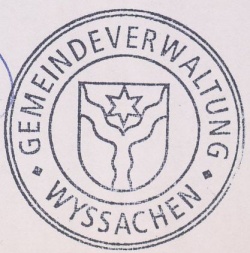 Wappen von Wyssachen