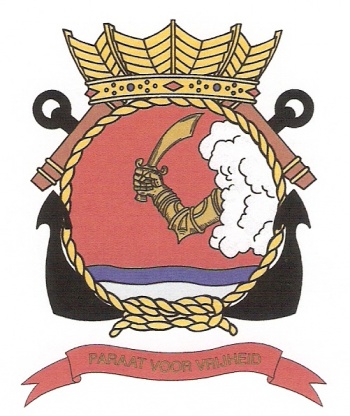 Coat of arms (crest) of 1st Marine Combat Group, Marine Corps, Netherlands Navy