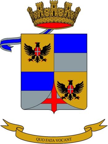 Coat of arms (crest) of 12th Cavalry Regiment Cavallegeri di Saluzzo, Italian Army