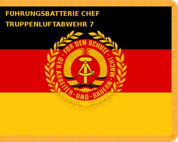Colour of the Headquarters Battery Commander Troop Anti Aircraft Defence 7, NVA