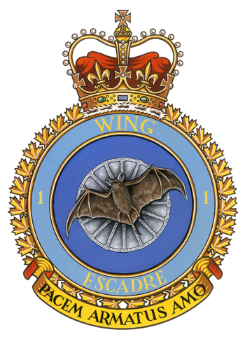 Coat of arms (crest) of the No 1 Wing, Royal Canadian Air Force