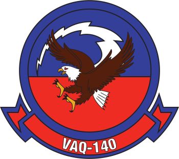 Coat of arms (crest) of the VAQ-140 Patriots, US Navy
