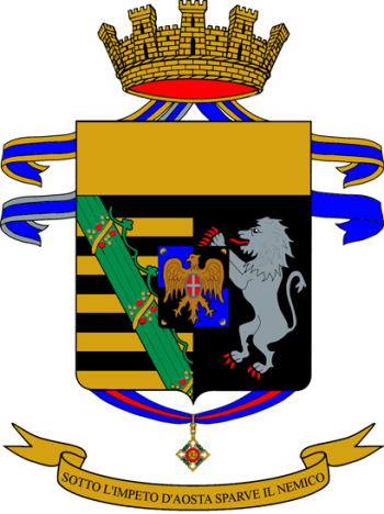 Coat of arms (crest) of the 5th Infantry Regiment Aosta, Italian Army