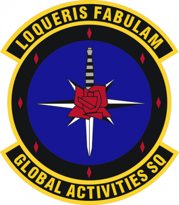 Coat of arms (crest) of the Global Activities Squadron, US Air Force