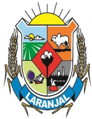 Arms (crest) of Laranjal (Paraná)