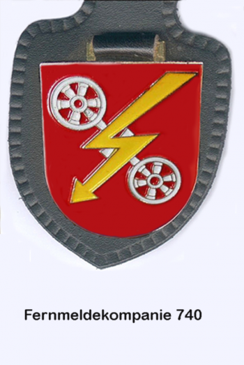 Coat of arms (crest) of the Signal Company 740, German Army